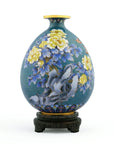 Royal Cloisonne Gold-plated Copper Vase, Blooming Peony Pattern, Masterpiece by Master Dai Jialin as an exquisite home decor and unique home gifts item
