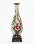 Royal Cloisonne Gold-plated Copper Vase, Pine, Bamboo,Plum Pattern, Masterpiece by Master Ding Minghong as an exquisite home decor and unique home gifts item