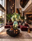 Royal Cloisonne Gold-plated Copper Vase, Locust Flower Pattern, Masterpiece by Master Dai Jialin as an exquisite home decor and unique home gifts item